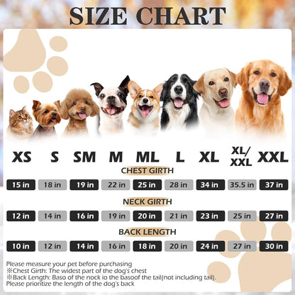 Plaid Dog Hoodie - British Style Warm Dog Sweater Shirt with Leash Hole,Pitbull Clothes Outfits,Winter Coat Apparel for All Breeds Puppy Girl Boy-Cat Apparel,Beige Medium